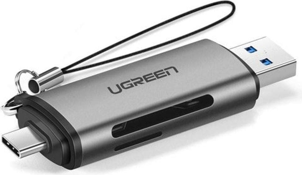 ЧЕТЕЦ ЗА КАРТИ CM185 CARD READER USB-C/USB-A, SD/micro SD UGREEN