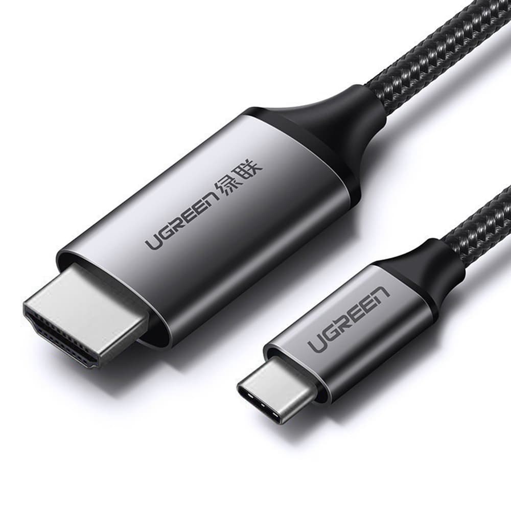 КАБЕЛ USB-C/HDMI 4K UHD ПЛЕТЕН С ДЪЛЖИНА 1.5m MM142 UGREEN