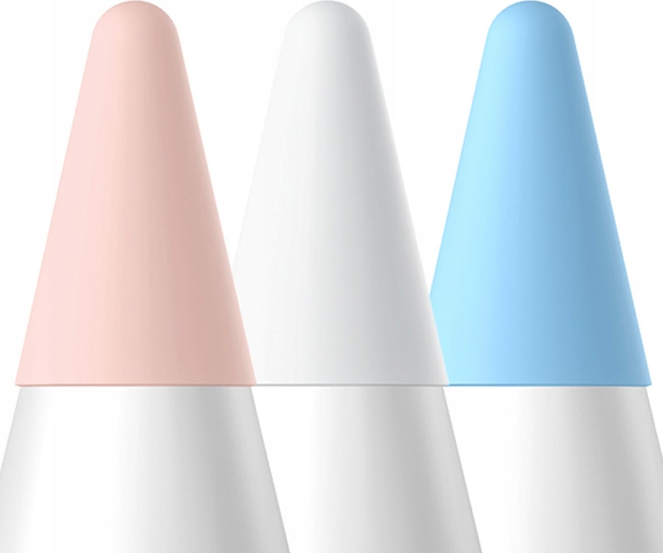 Комплект силиконови протектори за върха на Apple Pencil и Apple Pencil 2nd Gen (12 броя) - Baseus Smooth Writing Silicone Cover Nibs 12 pcs. (цветни)