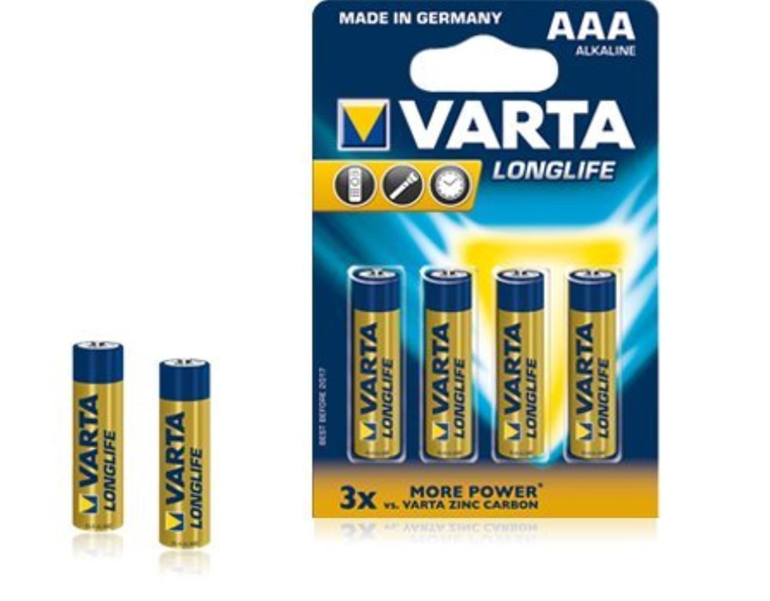 Алкални батерии Varta Longlife AAA, 4+2бр.