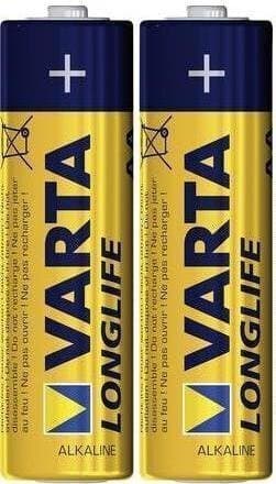 Алкални батерии Varta Longlife AA, 2бр.