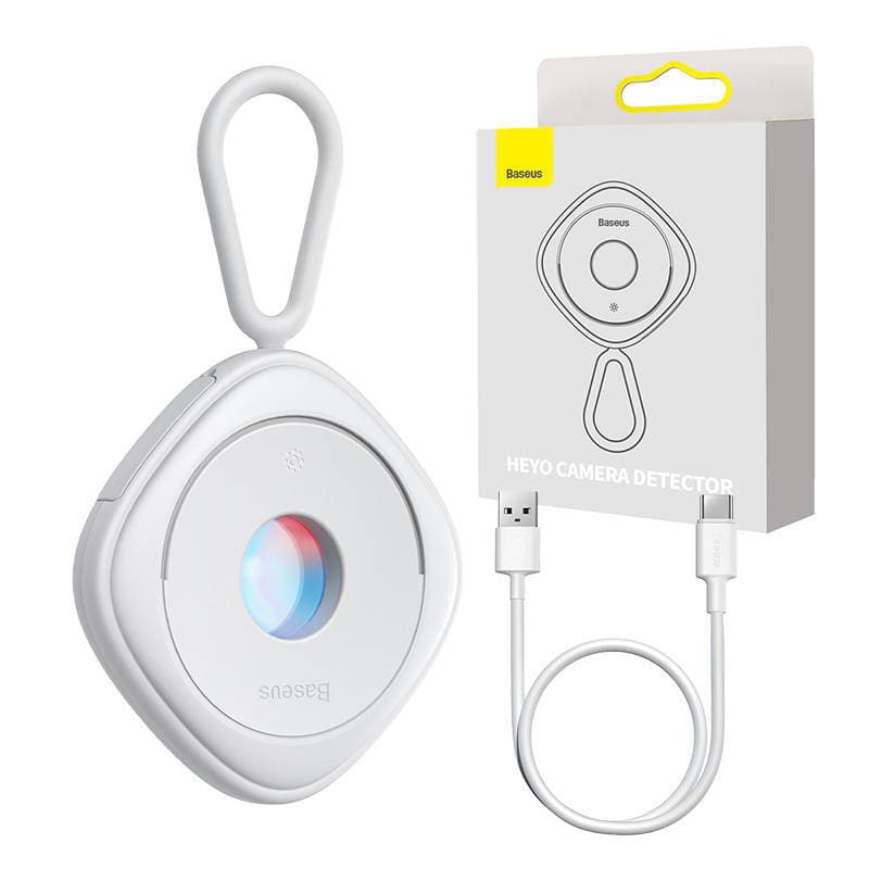 Портативно устройство за откриване на скрити камери - Baseus Heyo Hidden Camera Detector (FMHY000001) (бял)