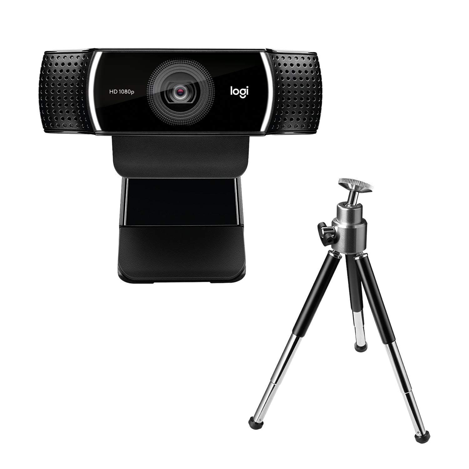 Уеб камера Logitech C922 Pro Stream, микрофони, Full HD (1920x1080@30fps), USB