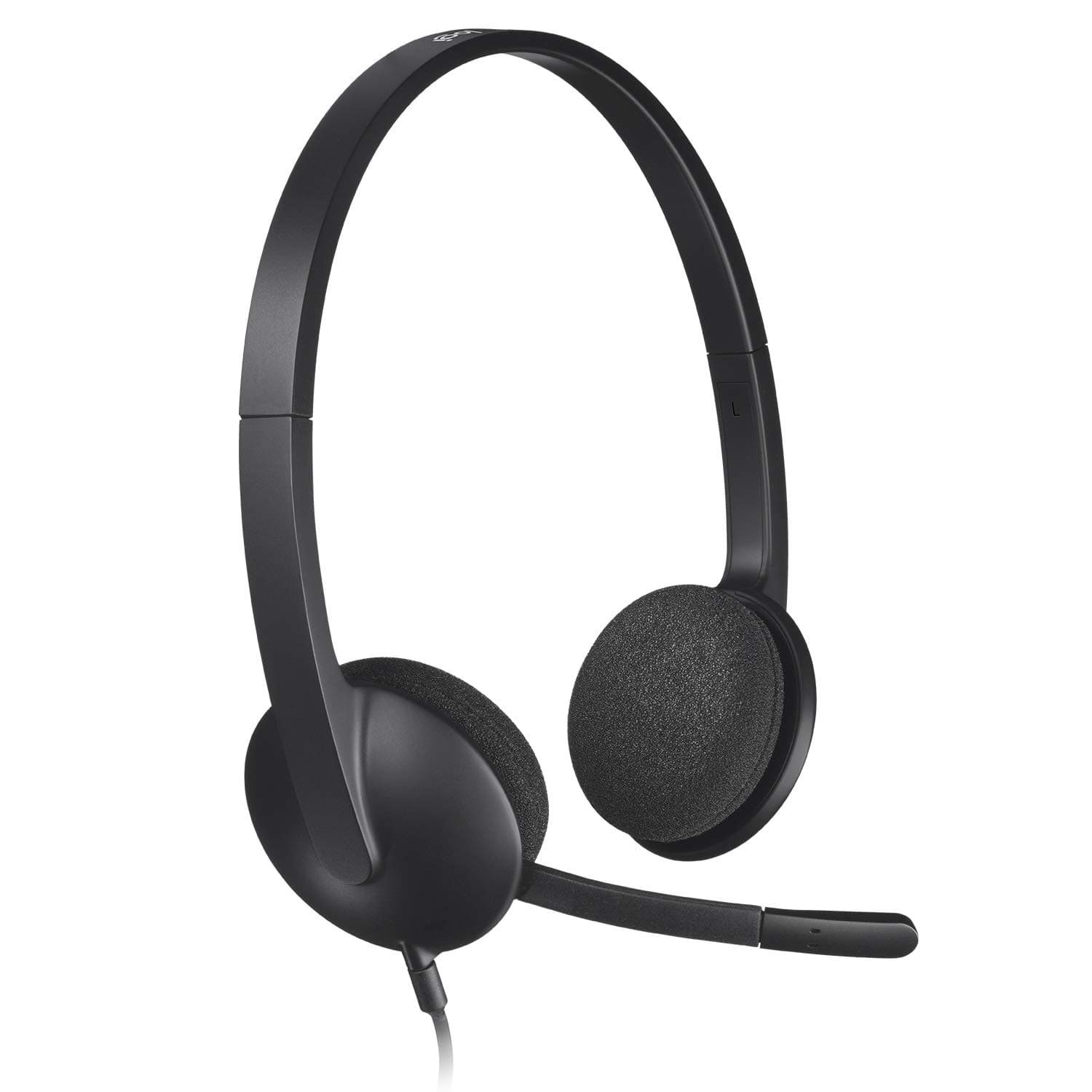 Слушалки Logitech H340, USB, черни