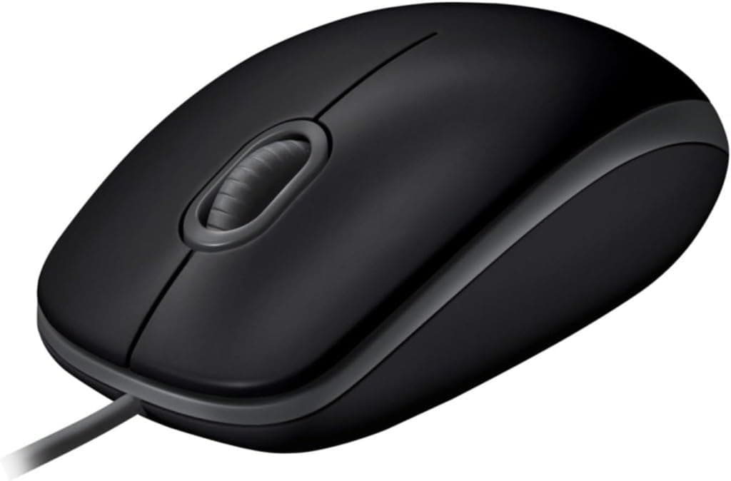 Мишка Logitech B110 Silent, оптична(1000dpi), USB, черна, безшумна