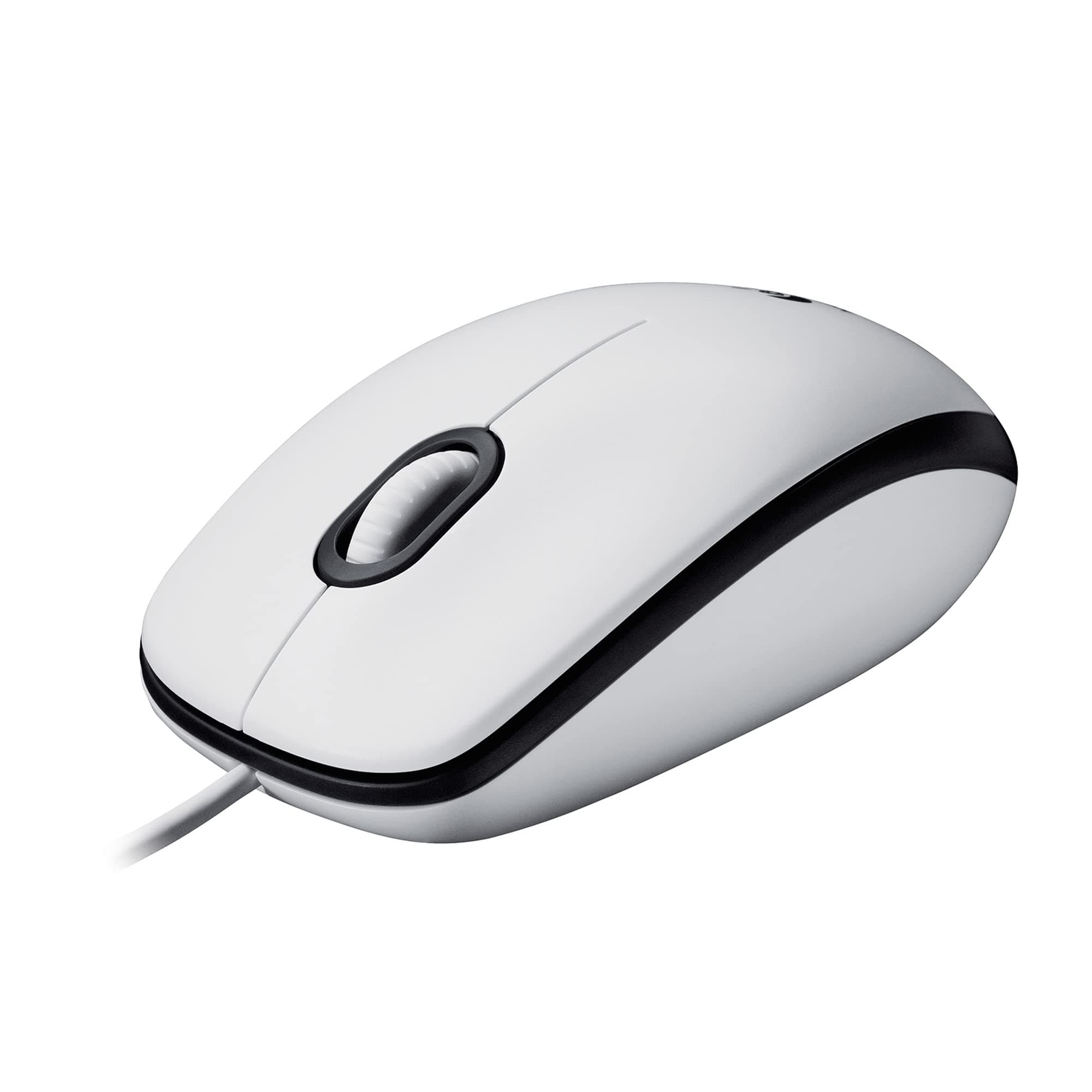 Мишка Logitech M100 White, оптична, USB, бяла
