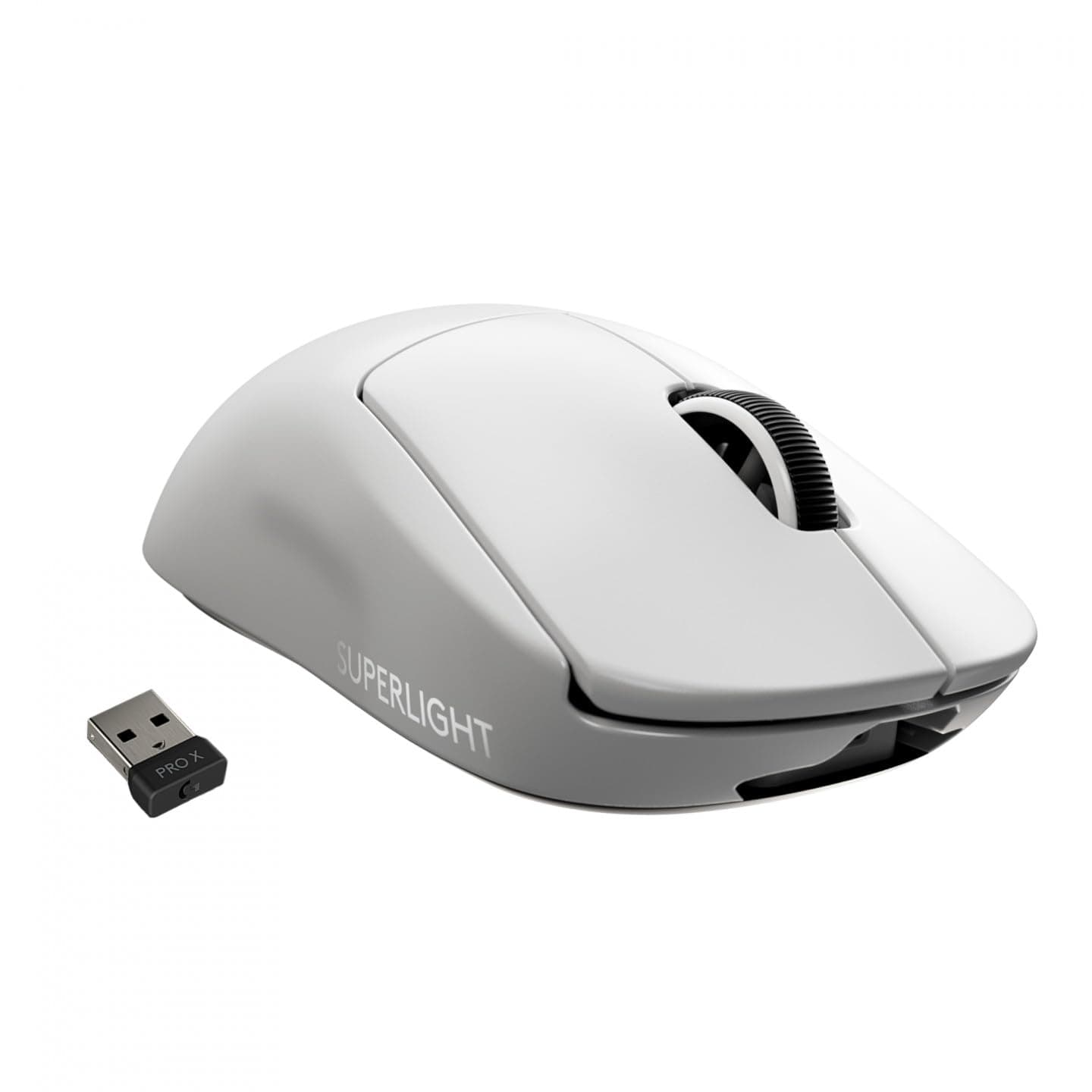 Мишка Logitech Logitech G Pro X Superlight White (910-005942), оптична (25 400 dpi), безжична, USB, бяла, 5 бутона