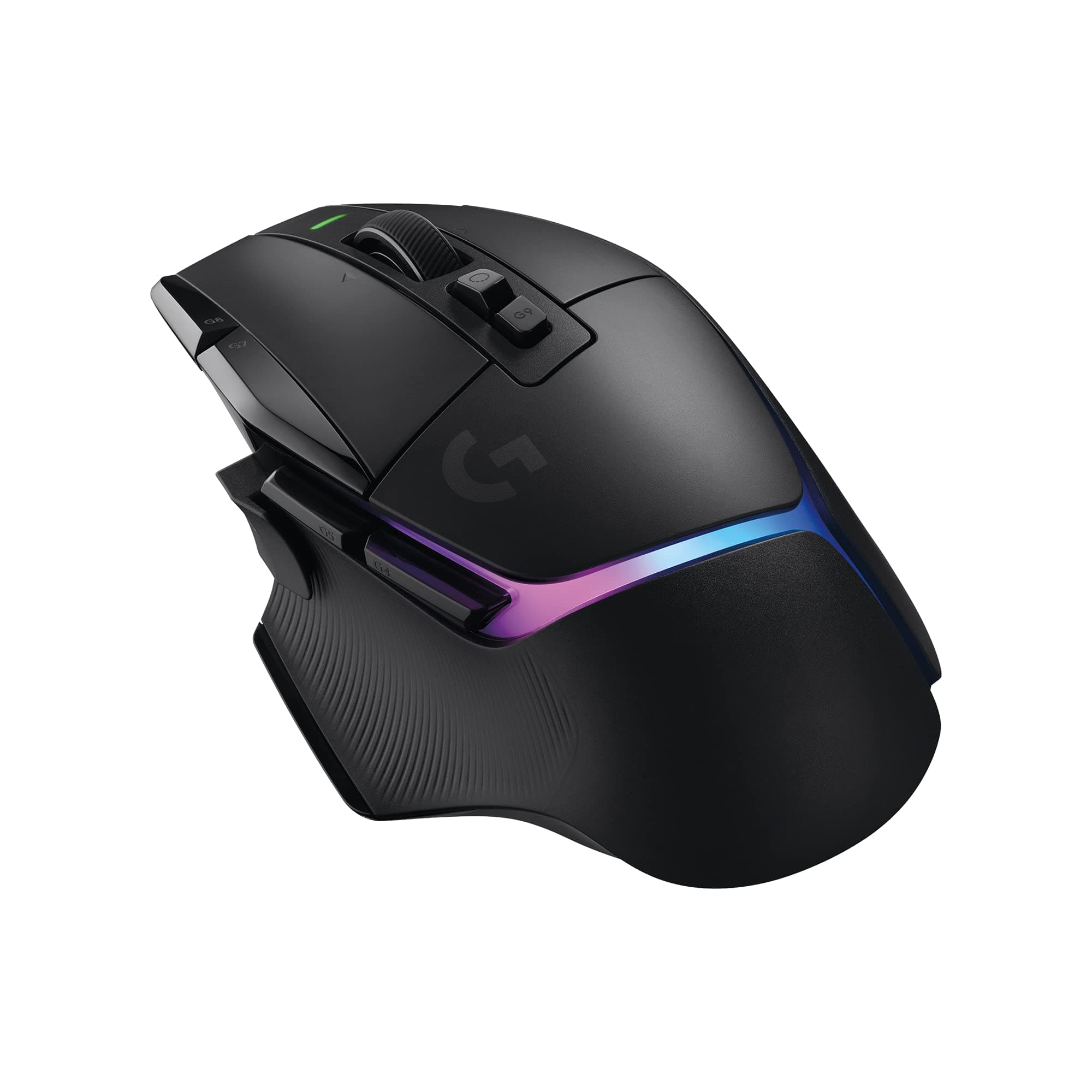 Мишка Logitech G502 X Plus, оптична (25 600 dpi), безжична, USB, черна, гейминг