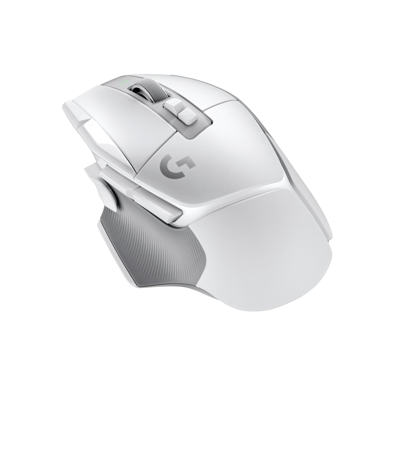Мишка Logitech G502 X Lightspeed, оптична (25 600 dpi), безжична, USB, бяла, гейминг