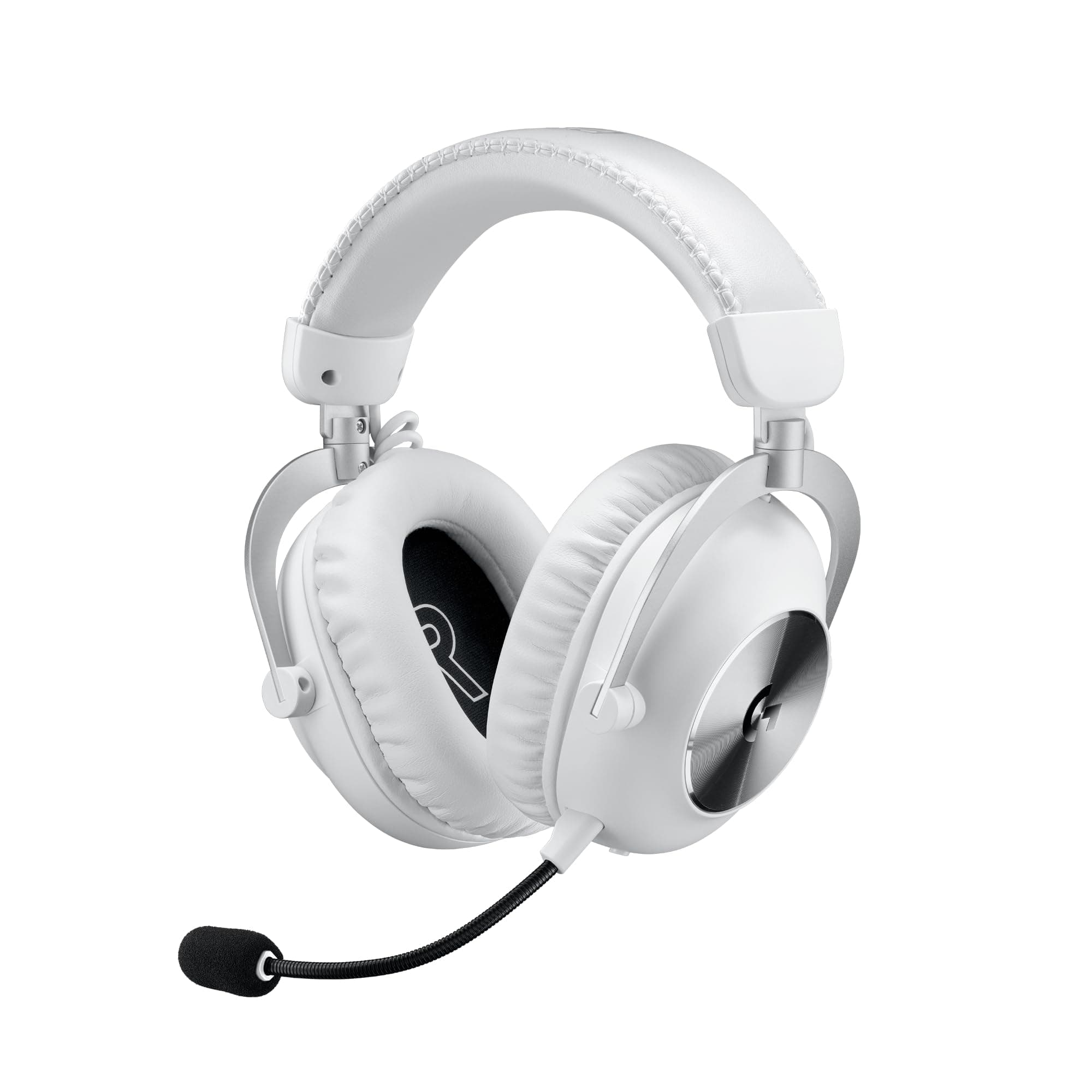 Слушалки Logitech Pro X 2 Lightspeed White, безжични/жични, Bluetooth, AUX, микрофон, гейминг, до 50 часа време на работа, бели