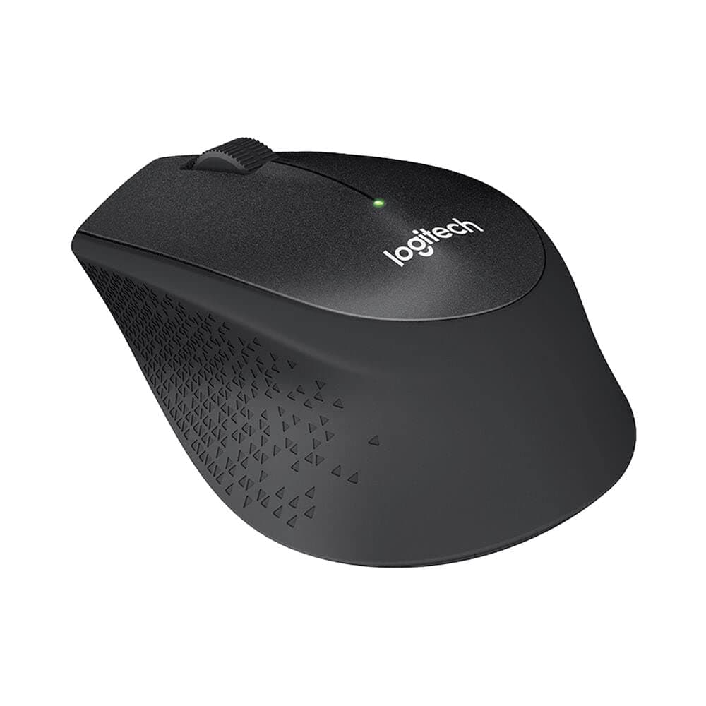 Мишка Logitech B330 Silent Plus, оптична, 1000 dpi, безжична, черна