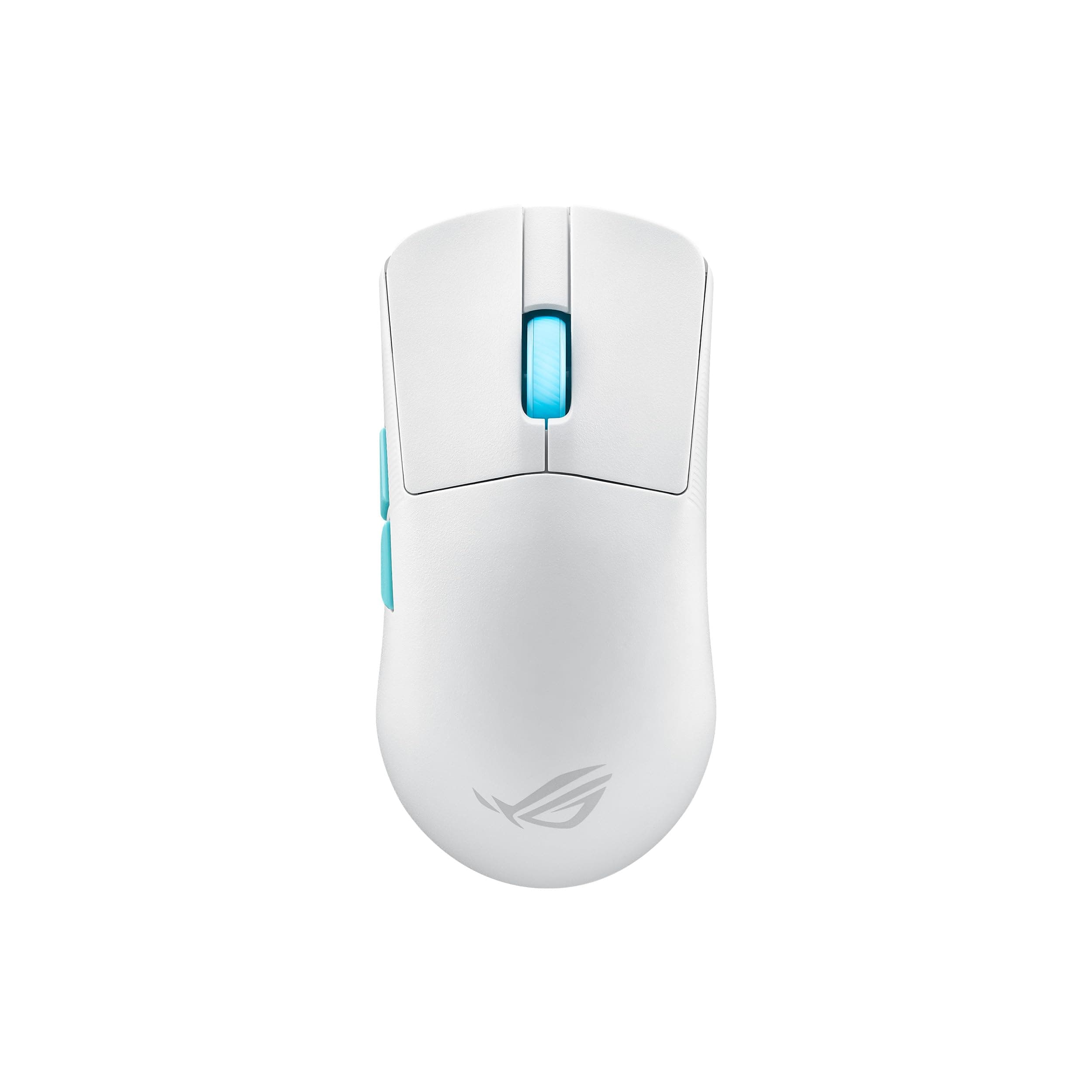 Мишка Asus ROG Harpe Ace Aim Lab White, оптична, 36000dpi, USB & Bluetooth, бяла