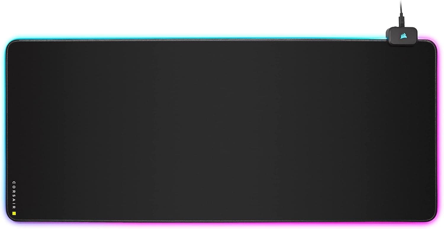 Подложка за мишка Corsair MM700RGB, гейминг, подсветка, черна, USB, 900 x 400 x 3 mm