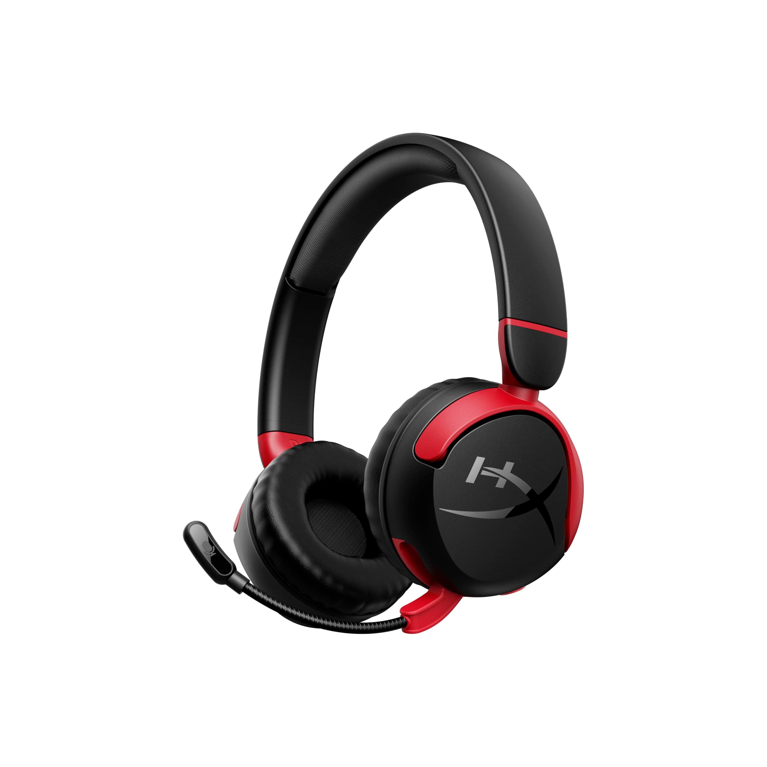 Слушалки HyperX Cloud Mini Wireless (7G8F1AA), безжични/жични, Bluetooth, Jack 3.5mm, микрофон, до 25 часа време на работа, 30mm неодимови мембрани, черни