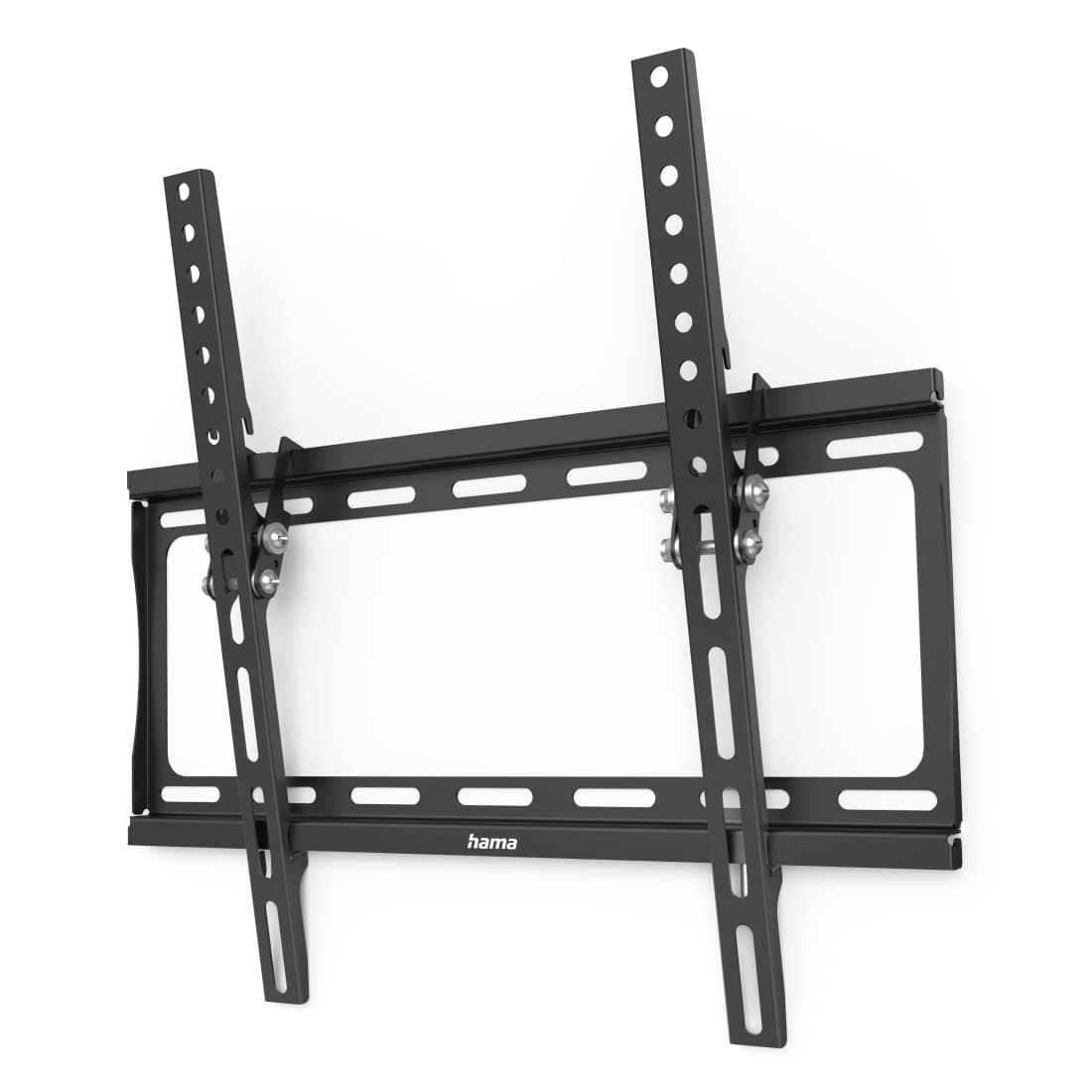 Стойка за телевизор Hama TV TILT (118069), за стена, за екрани от 32" до 65", VESA 400x400, тегло до 35 kg, регулируема, черна