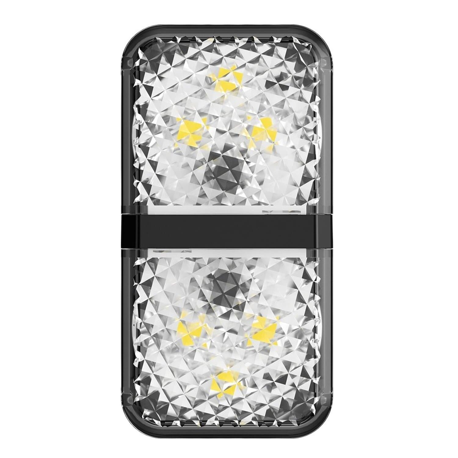Предупредителни LED светлини за вратите на автомобили (2 броя) - Baseus Door Open Warning Light (CRFZD-01) (черен)