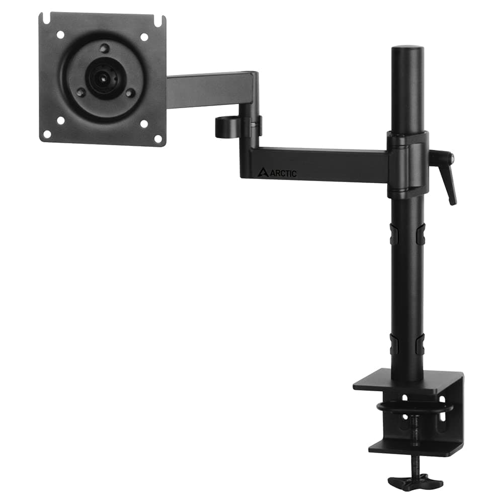 Стойка за монитор Arctic X1, за плот, за екрани от 13" до 49", VESA до 100x100, макс. тегло до 10kg, регулируема, черна