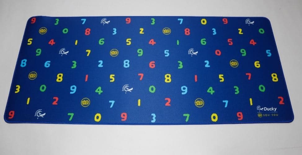 Подложка за мишка Ducky x SOU SOU Desk Mat, гейминг, син, 800x350x3mm