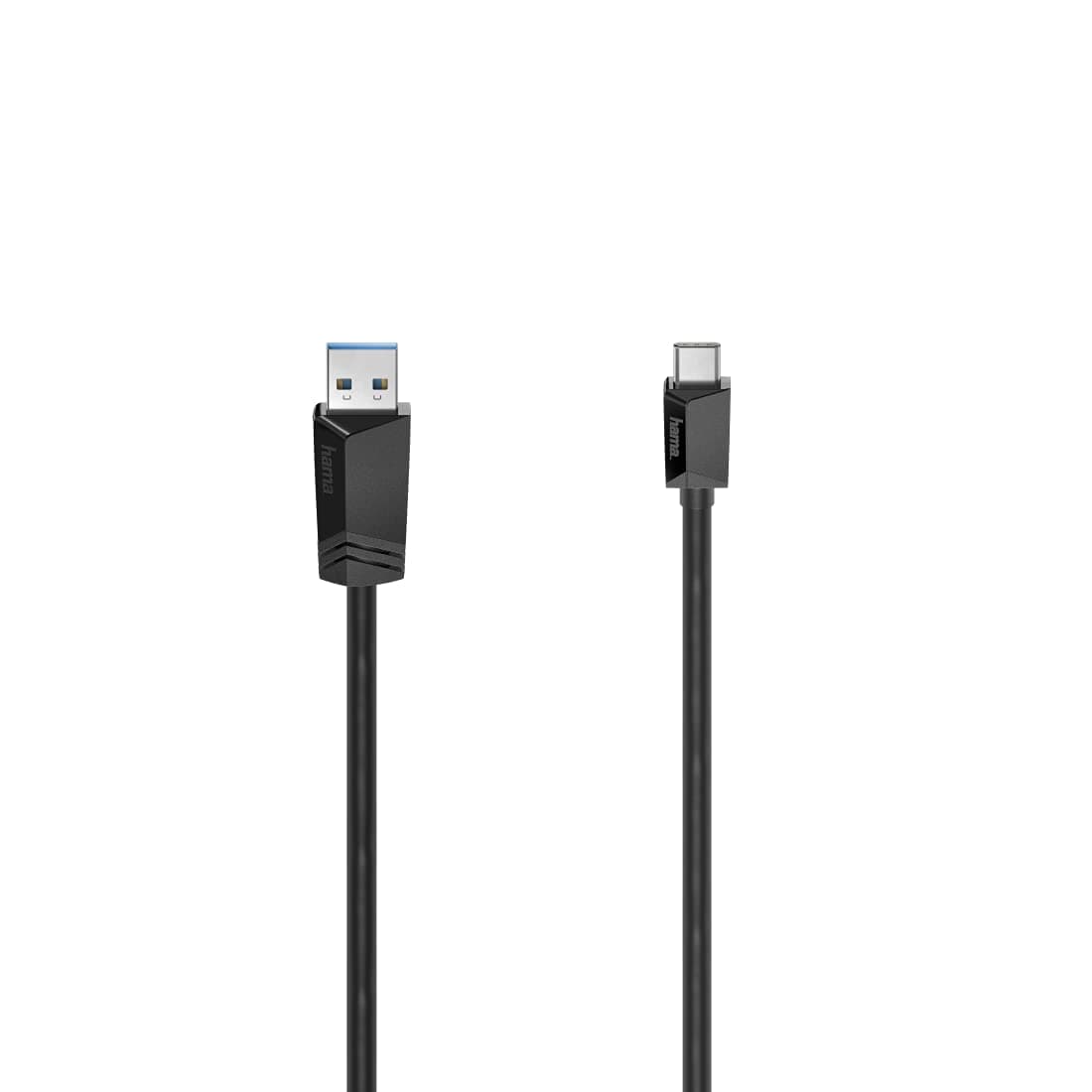 Кабел Hama 200653, от USB Type-A(м) към USB-C(м), 3m, черен