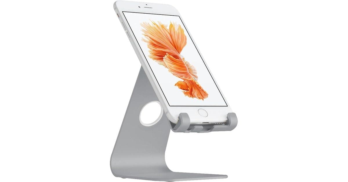 Стойка за таблет/телефон Rain Design mStand mobile, 81 х 111 х 124мм, сива
