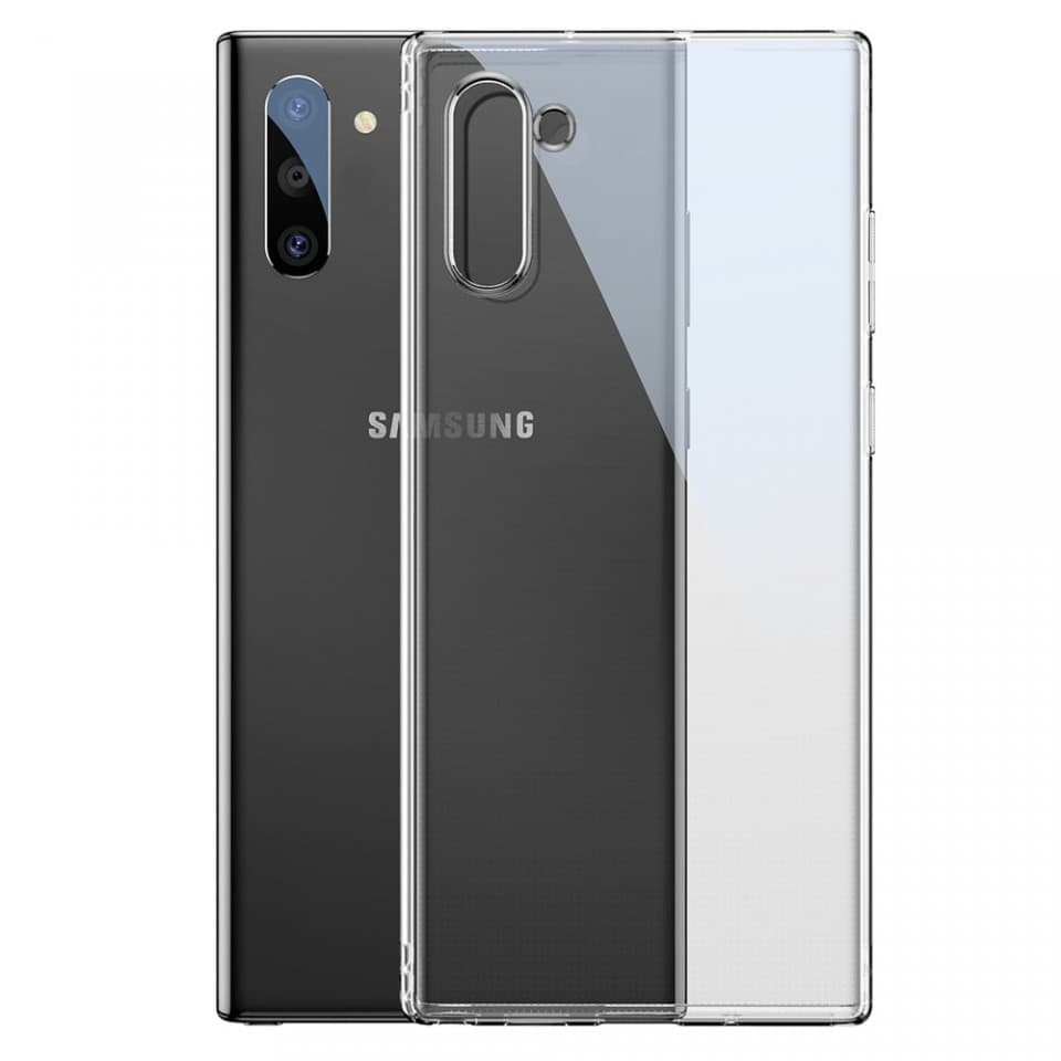 Силиконов (TPU) калъф за Samsung Galaxy Note 10 - Baseus Simple Case (прозрачен)
