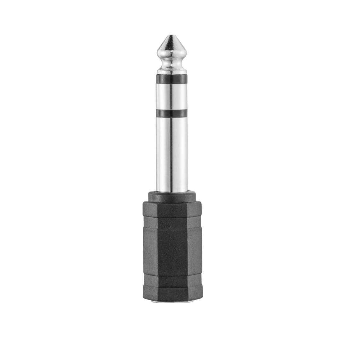 Преходник Hama 205194, от 3.5mm Jack(ж) към 6.35mm Jack(м), черен