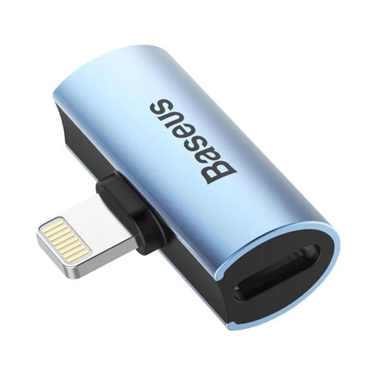 Двоен Lightning адаптер за устройства с Lightning порт - Baseus Double Lightning Adapter L46 (син)