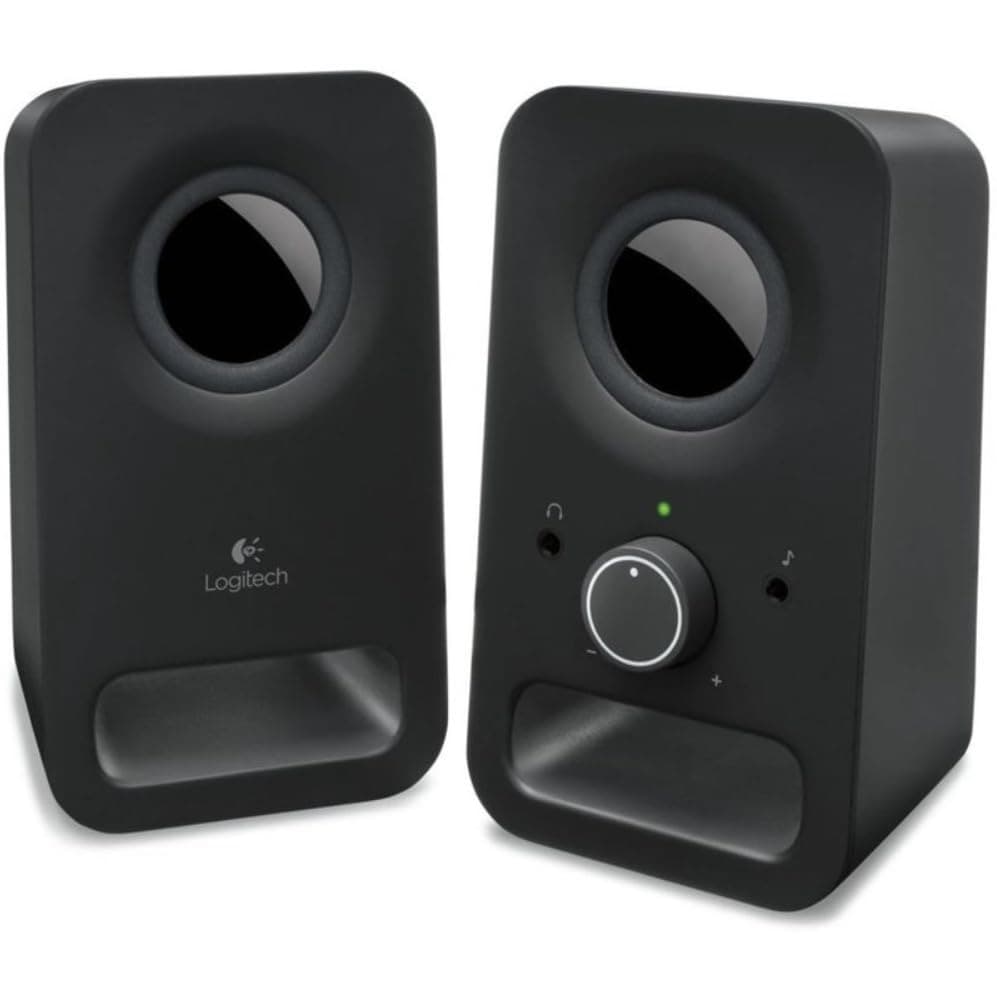 Logitech 2.0 Speakers Z150 - среднощно черно