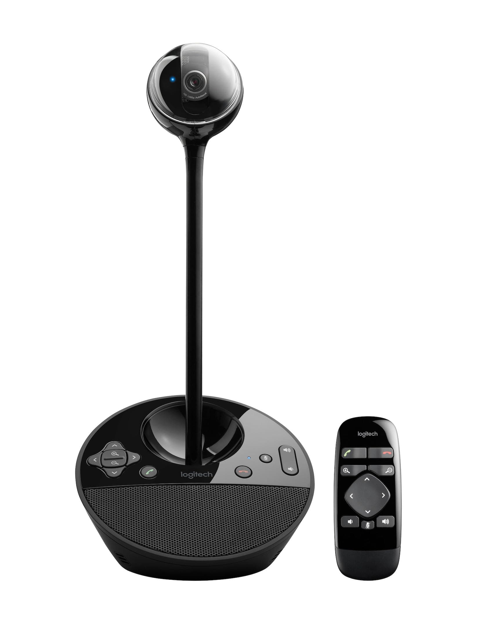 Logitech BCC950 AIO ConferenceCam, Full HD, До 4 места, Дистанционно управление, Черен