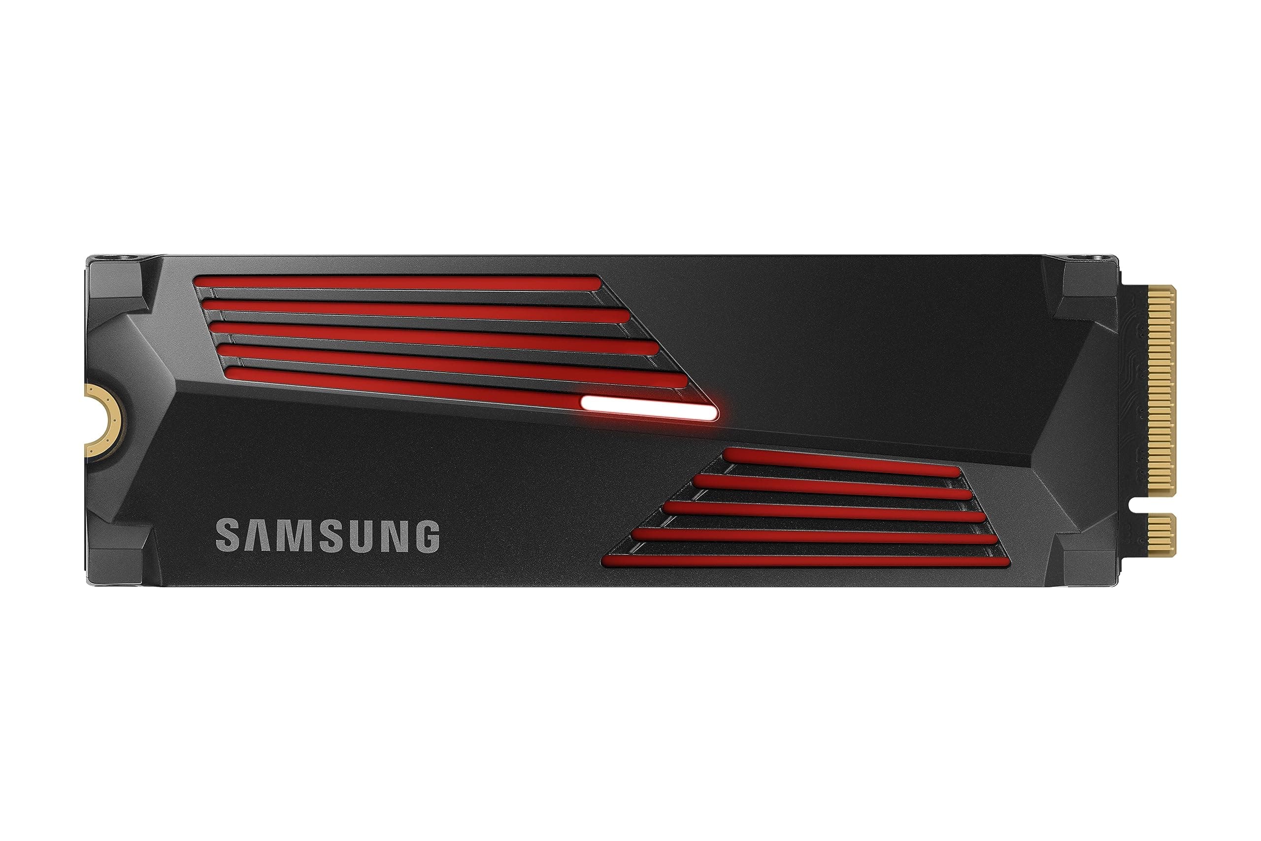 Samsung SSD 990 PRO 4TB Heatsink PCIe 4.0 NVMe 2.0 M.2 V-NAND 3-bit MLC, 256-bit Encryption, Четене 7450 MB/s Запис 6900 MB/s