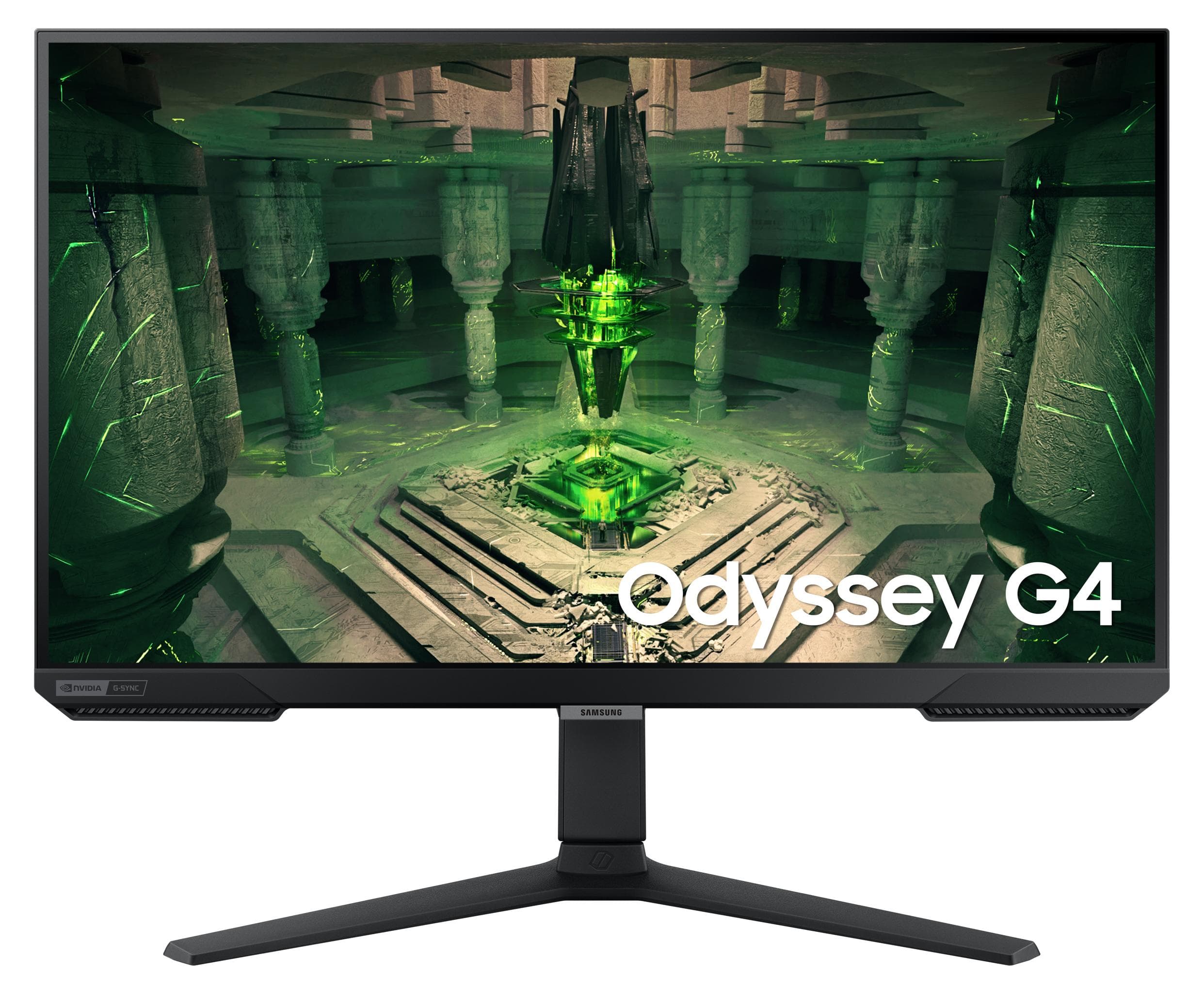 Samsung 27BG400 27" Odyssey G4, IPS, 240 Hz, 1 ms GTG, 1920x1080, 400 cd/m2, 1000:1 Contrast, Eco Saving Plus, Flicker Free, AMD FreeSync Premium, Black Equalizer, DP, 2xHDMI, жак за слушалки, черен