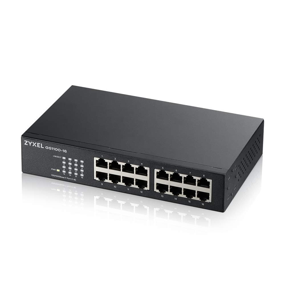 ZyXEL GS1100-16 v3 16-port Gigabit Unmanaged Switch