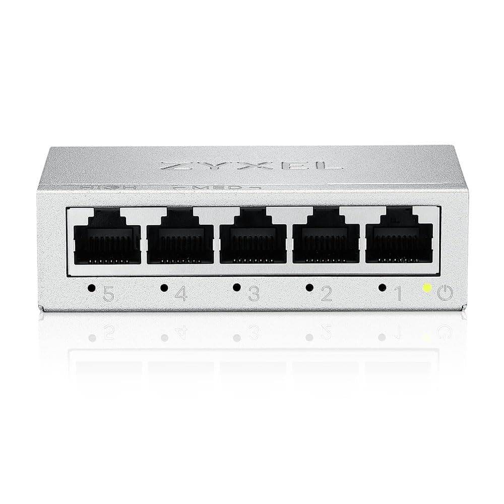 ZyXEL GS-105B v5, 5-Port MINI Desktop Gigabit Ethernet Switch