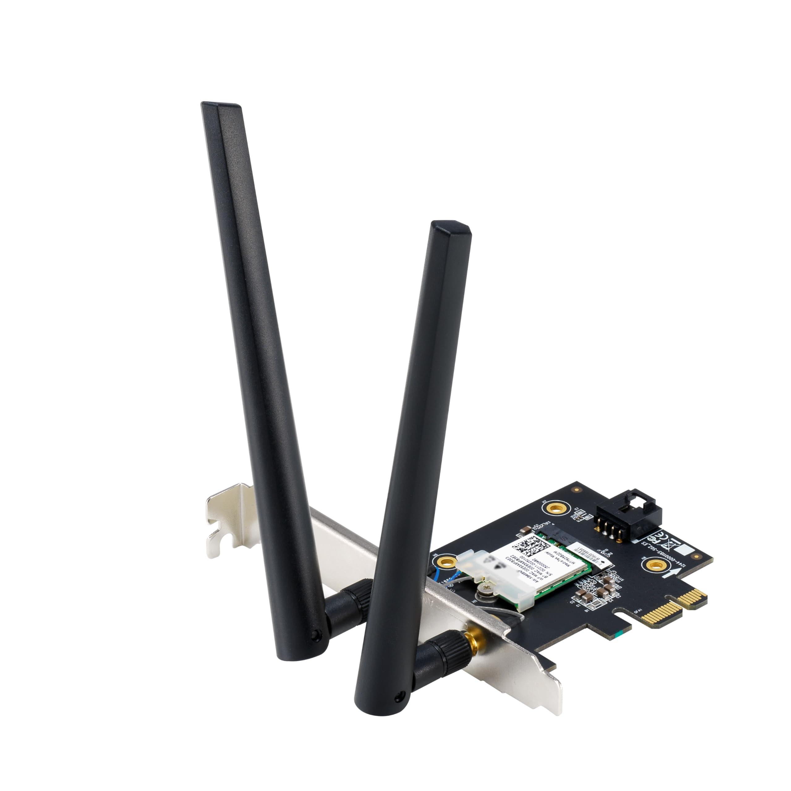 Asus PCI-E адаптер, PCE-BE6500, BE6500, Tri-Band, Bluetooth 5.4, WPA3, 4096-QAM, OFDMA, MU-MIMO, MLO