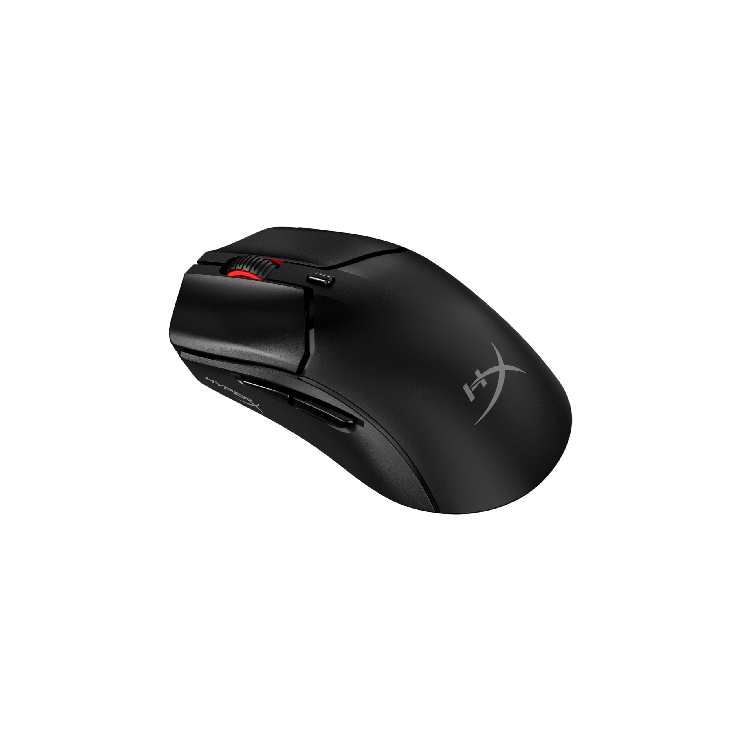 Мишка HyperX Pulsefire Haste 2 Mini, оптична (26000dpi), жична/безжична, USB, Bluetooth, черна, RGB подсветка, HyperX 26K сензор, 6 програмируеми бутона