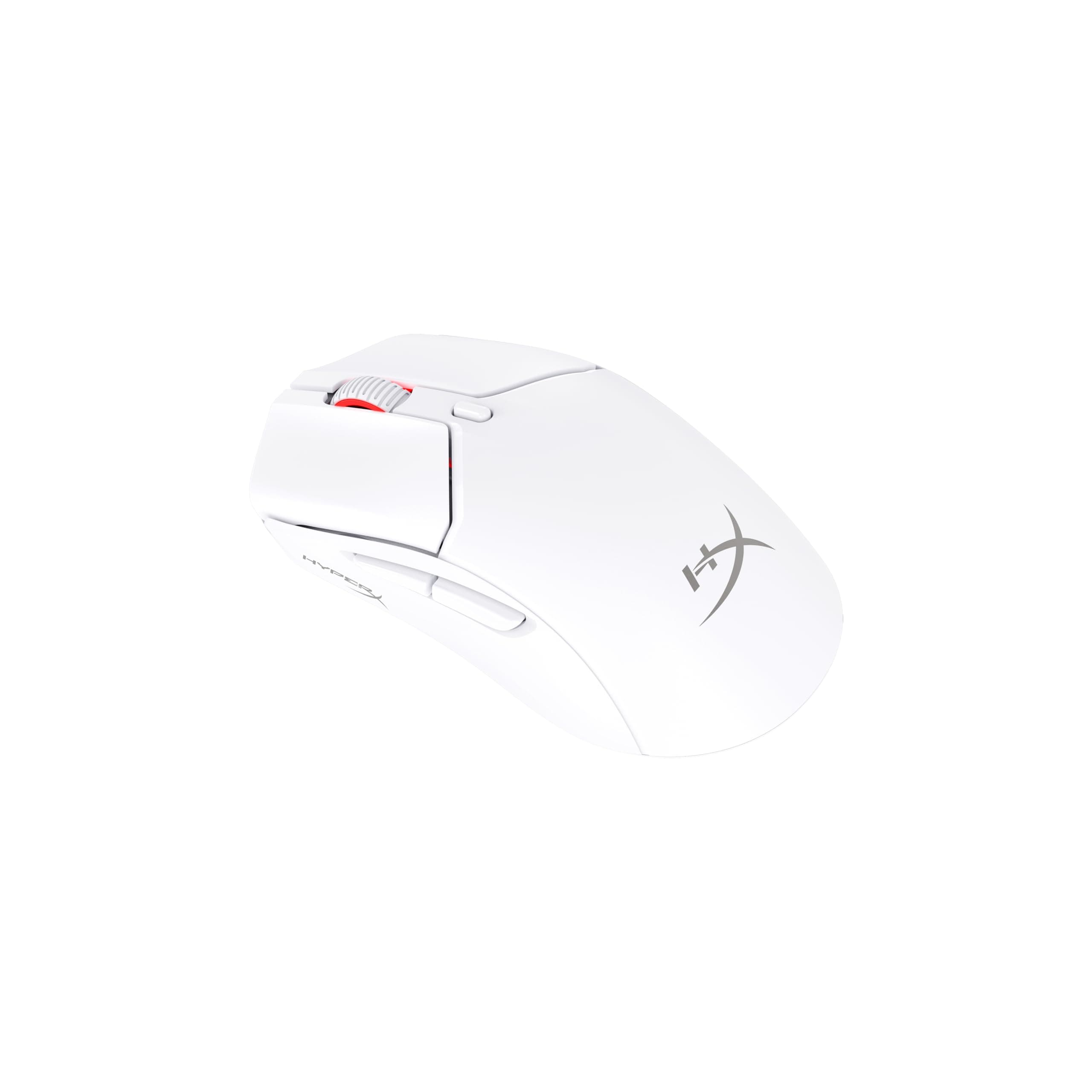 Мишка HyperX Pulsefire Haste 2 Mini, оптична (26000dpi), жична/безжична, USB, Bluetooth, бяла, RGB подсветка, HyperX 26K сензор, 6 програмируеми бутона