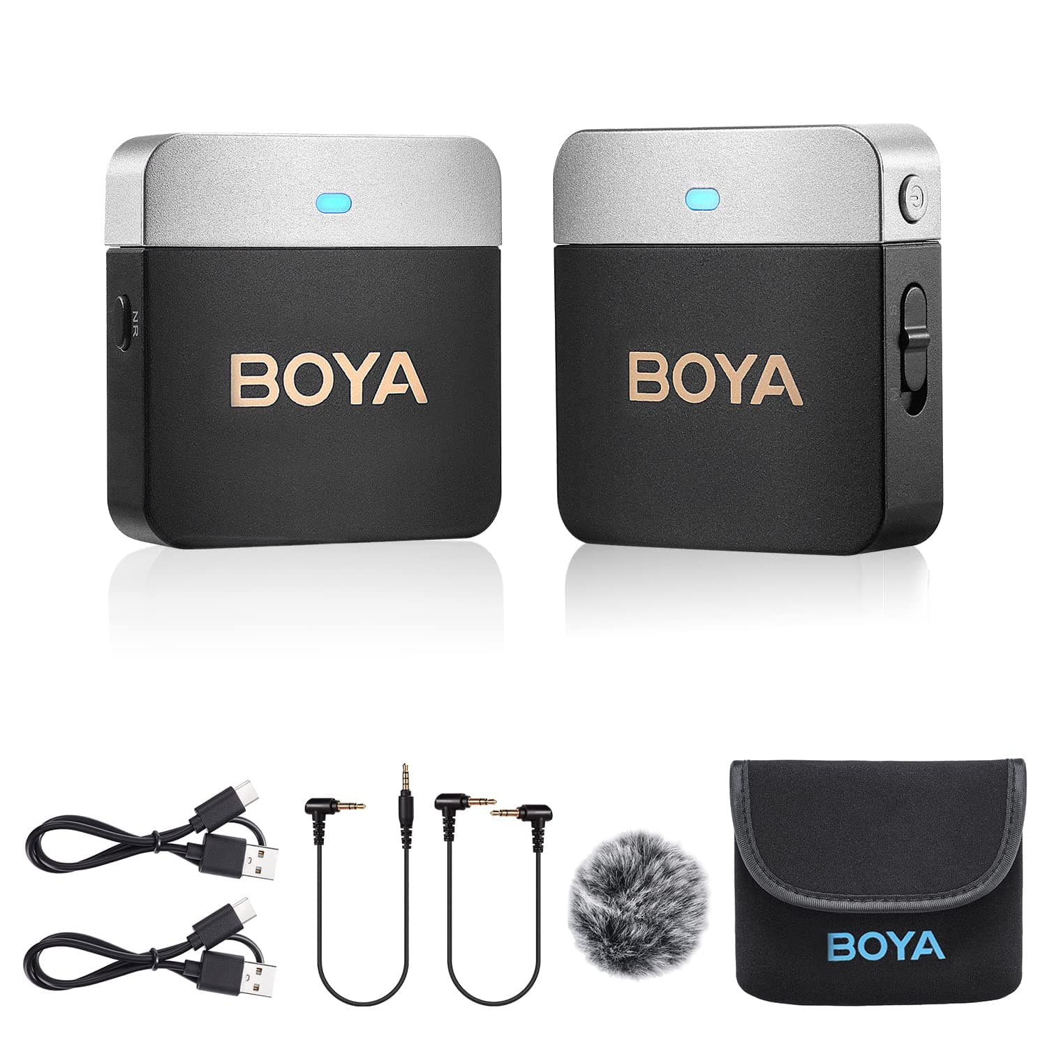 Микрофон BOYA BY-M1, тип "брошка", 3.5mm жак, черен
