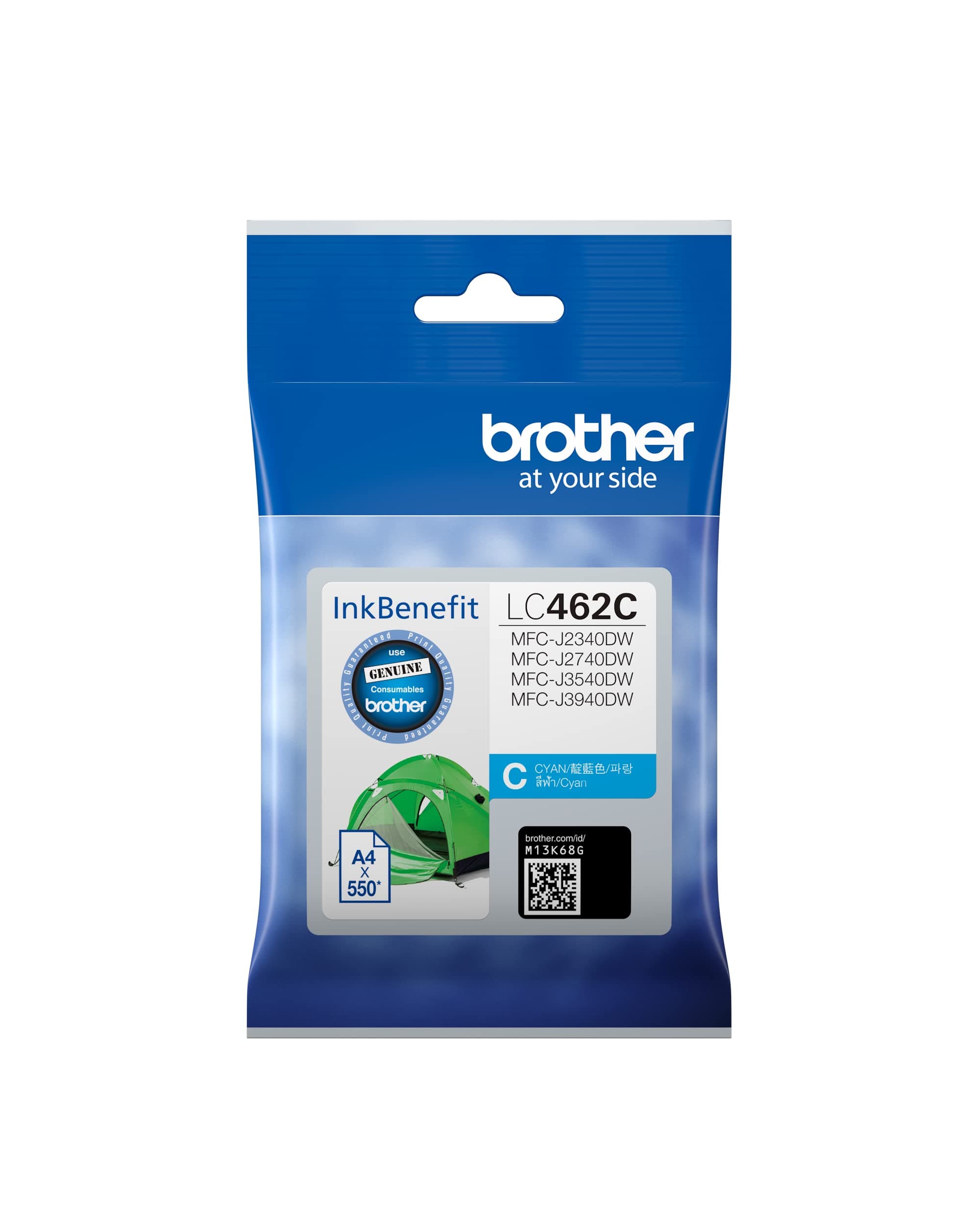 Brother LC462C Cyan Ink Cartridge for MFC-J2340DW/J3540DW/J3940DW