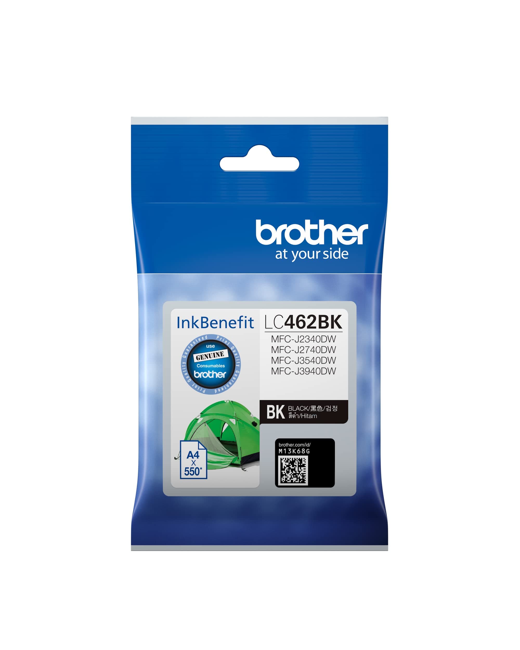 Brother LC462BK Black Ink Cartridge for MFC-J2340DW/J3540DW/J3940DW