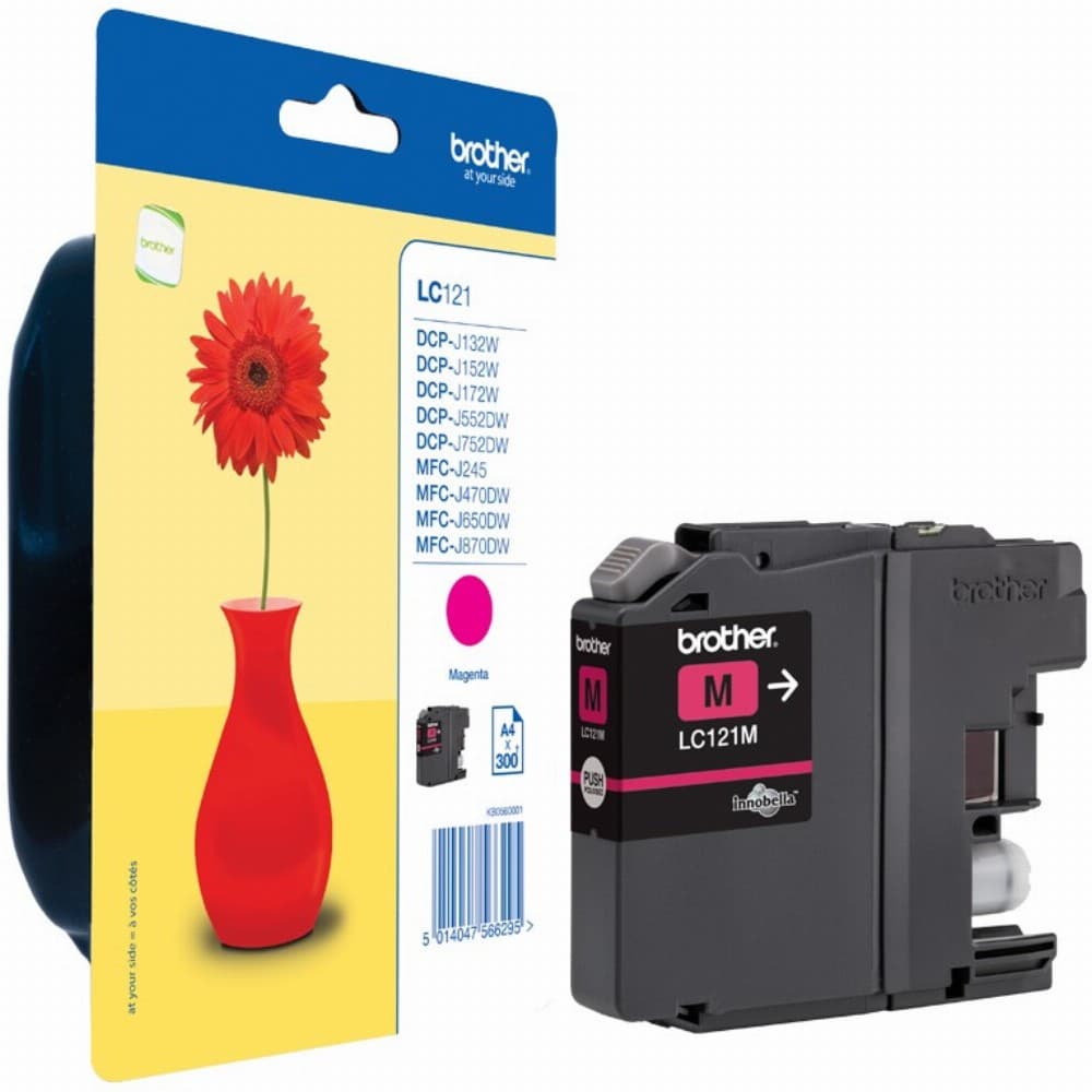 Brother LC-121 Magenta Ink Cartridge for MFC-J470DW/DCP-J552DW