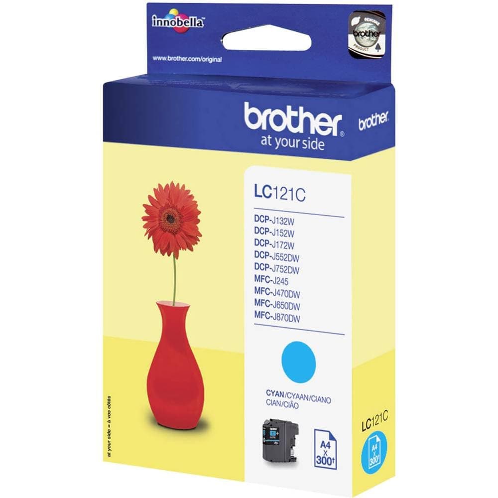 Brother LC-121 Cyan Ink Cartridge for MFC-J470DW/DCP-J552DW