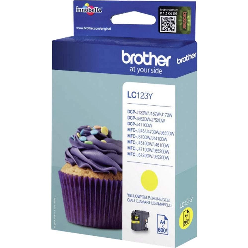 Brother LC-123 Yellow Ink Cartridge for MFC-J4510DW