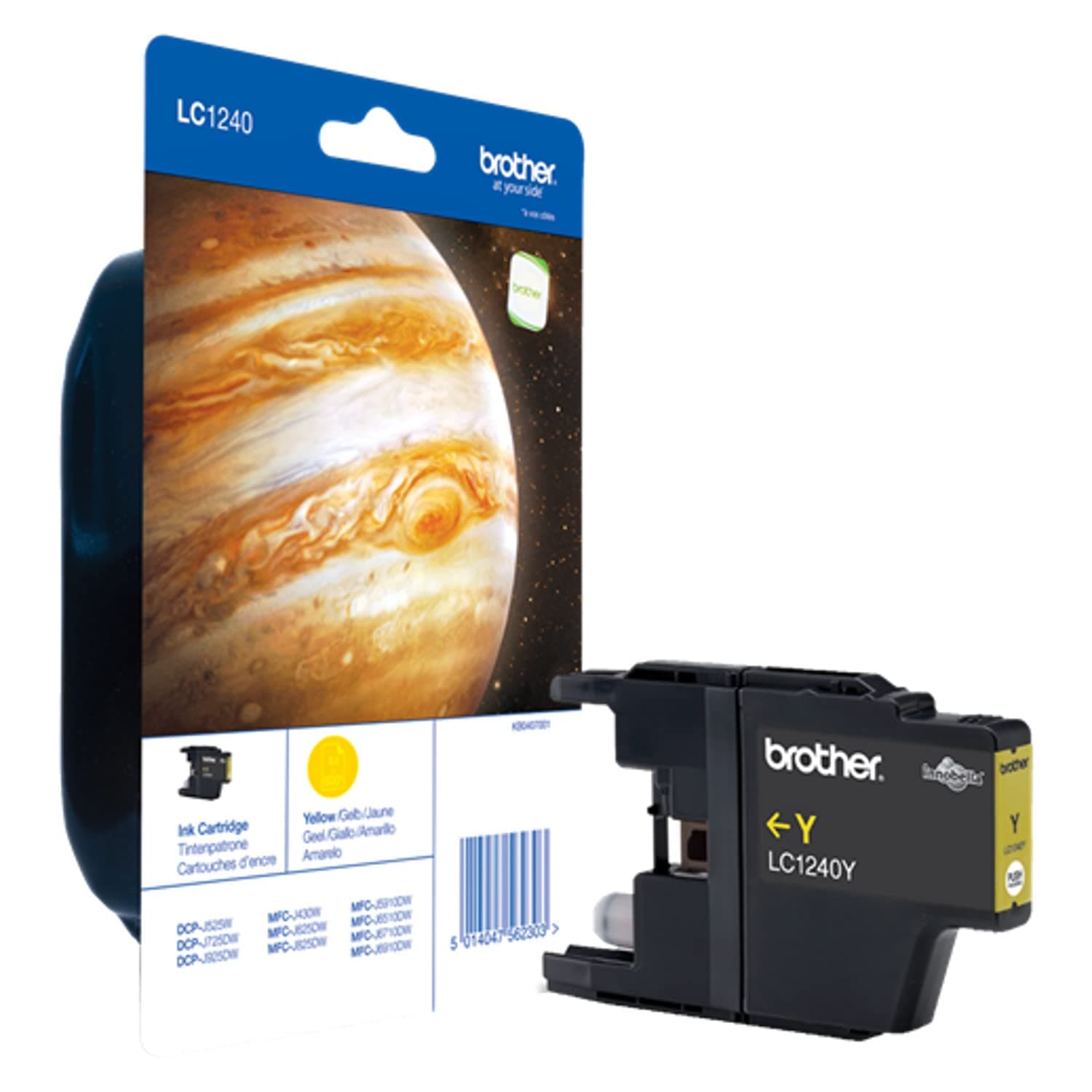 Brother LC-1240 Yellow Ink Cartridge for MFC-J6510/J6910