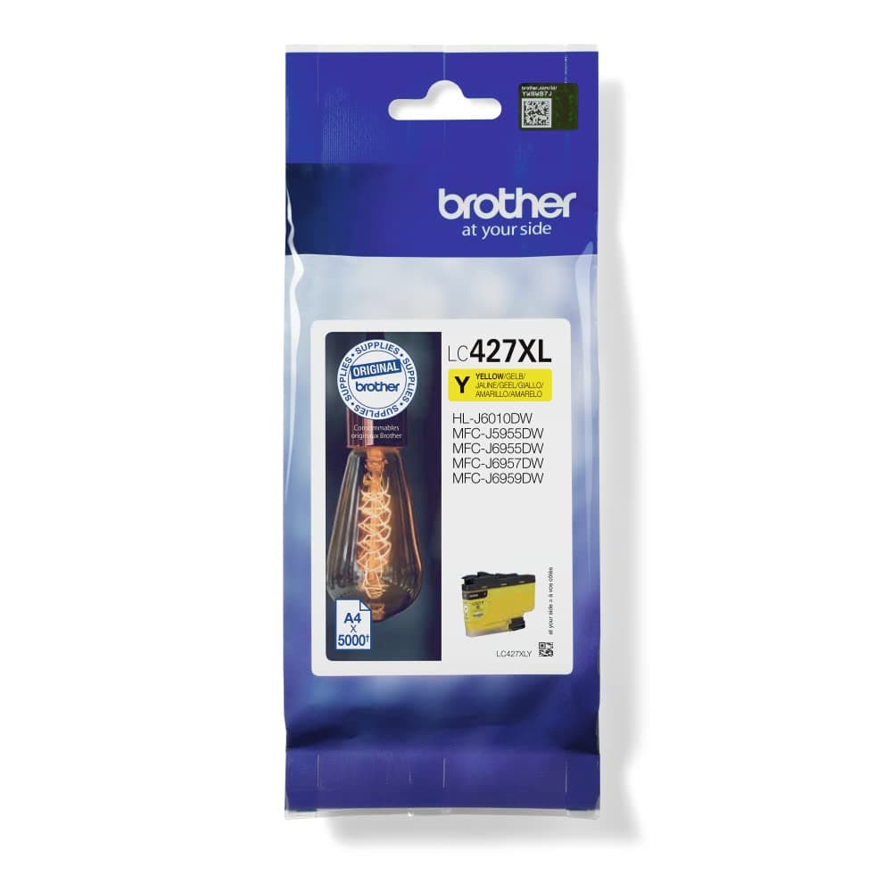 Brother LC-427XLY Yellow Ink Cartridge