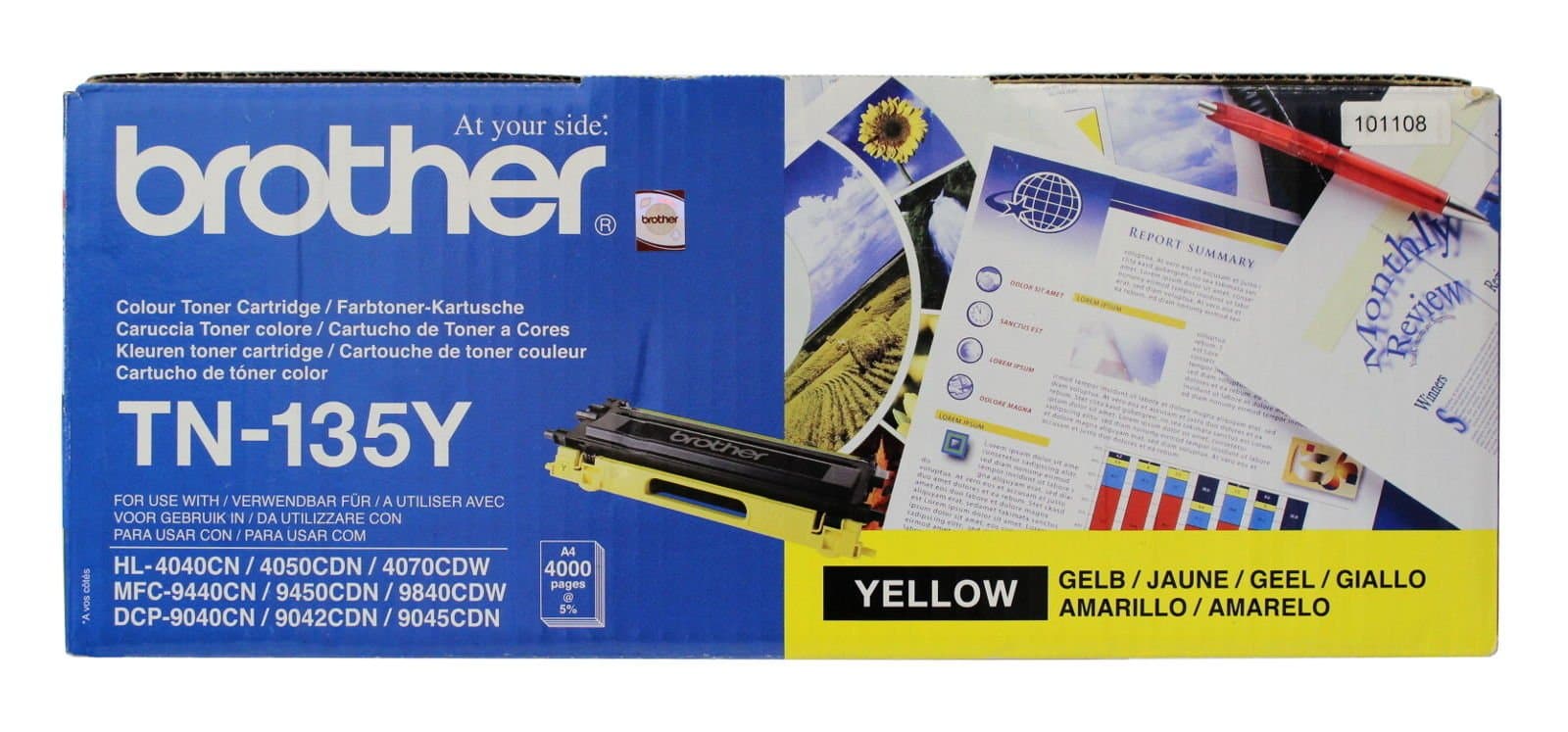 Brother TN-135Y Toner Cartridge High Yield