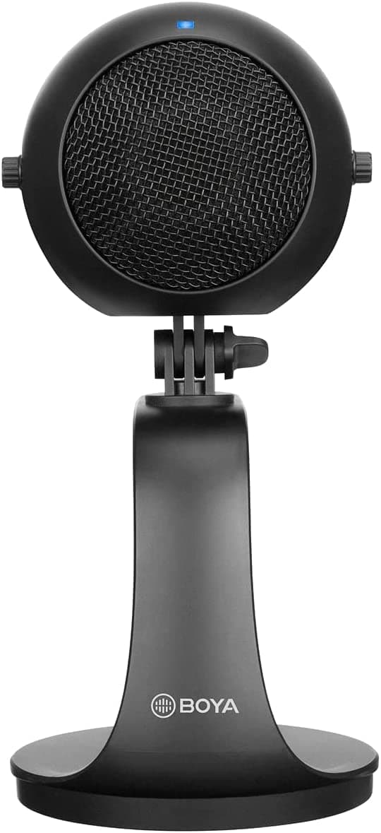 Микрофон BOYA BY-PM300, настолен, 3.5mm, USB-C, черен