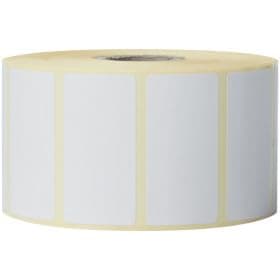Brother BDE-1J026051-102 White Paper Label Roll, 1900 labels per roll, 51x26 mm / 1 roll (PK OF 16)