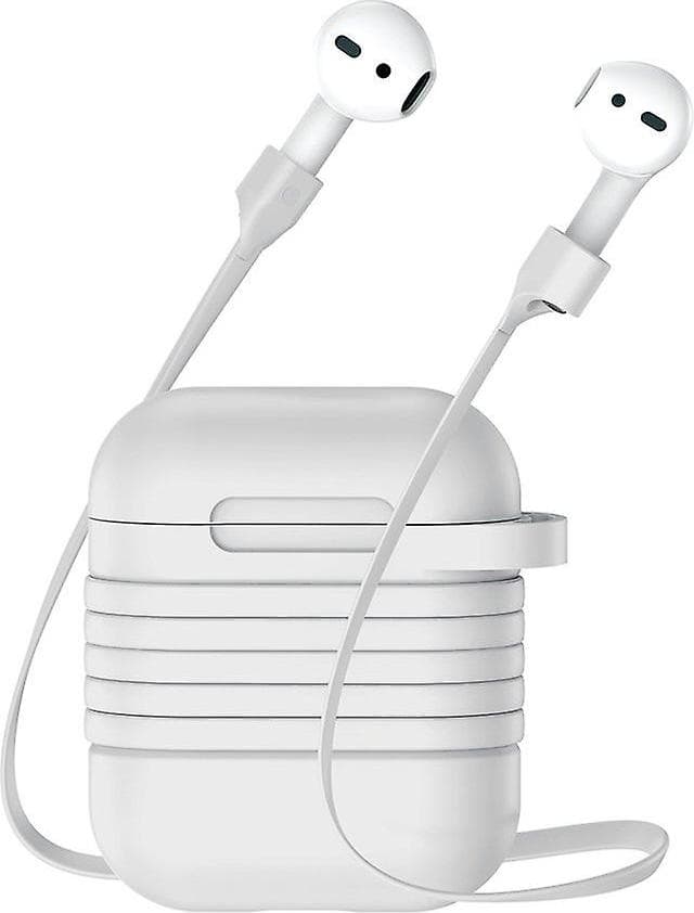 Силиконов калъф за Apple Airpods - Baseus Airpods Silicone Case (бял)