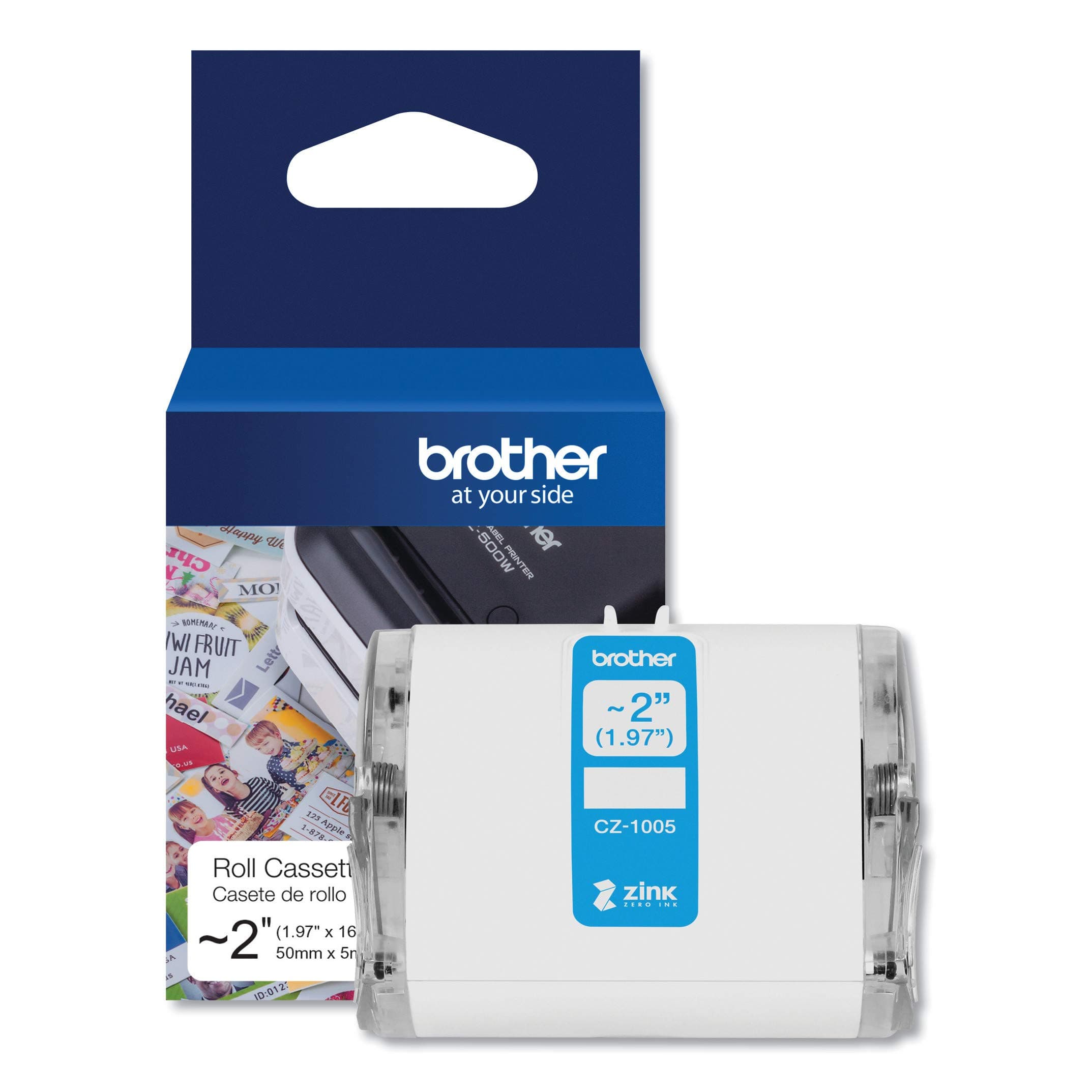 Brother непрекъсната хартиена лента (пълноцветна, без мастило 50 mm)