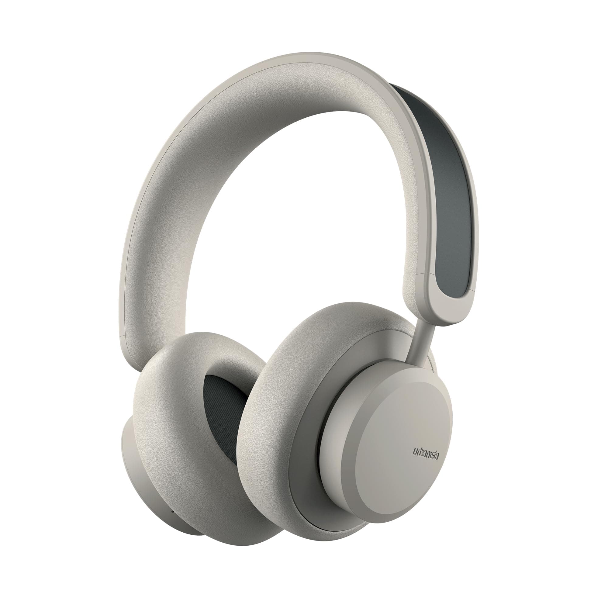 Слушалки Urbanista Los Angeles Desert Gray, безжични, Bluetooth, микрофон, 40mm динамични мембрани, хибридно шумопотискане, съместими с Google Assistant и Siri, соларно зареждане, сиви